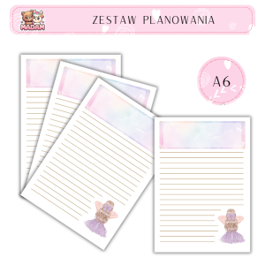 Zestaw Planowania Girls A6, MaDam