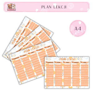 Plan Lekcji Lisek A4, MaDam