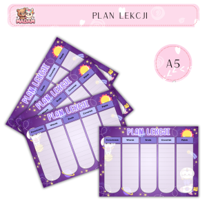 Plan Lekcji Kosmos A5, MaDam