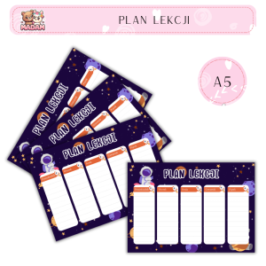 Plan Lekcji Kosmos A5, MaDam