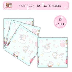 Karteczki do notowania 75x75 mm 12 sztuk, MaDam