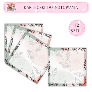 Karteczki do notowania 75x75 mm 12 sztuk, MaDam