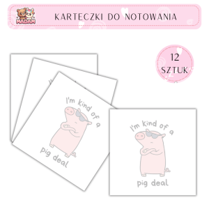 Karteczki do notowania 75x75 mm 12 sztuk, MaDam
