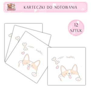 Karteczki do notowania 75x75 mm 12 sztuk, MaDam