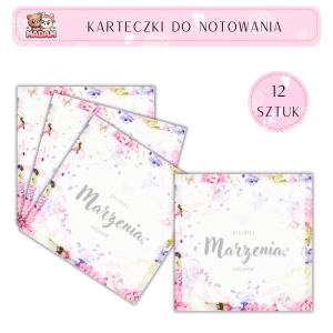 Karteczki do notowania 75x75 mm 12 sztuk, MaDam