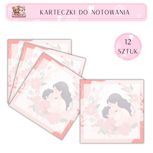 Karteczki do notowania 75x75 mm 12 sztuk, MaDam