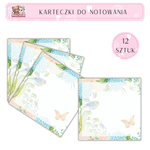 Karteczki do notowania 75x75 mm 12 sztuk, MaDam
