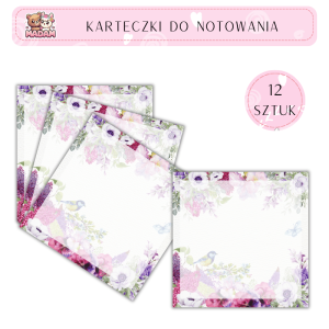 Karteczki do notowania 75x75 mm 12 sztuk, MaDam