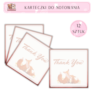 Karteczki do notowania 75x75 mm 12 sztuk, MaDam
