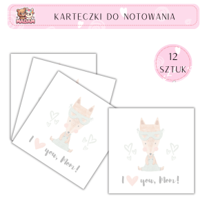 Karteczki do notowania 75x75 mm 12 sztuk, MaDam