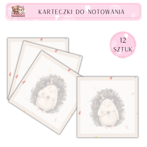 Karteczki do notowania 75x75 mm 12 sztuk, MaDam