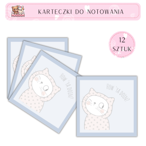 Karteczki do notowania 75x75 mm 12 sztuk, MaDam