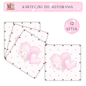 Karteczki do notowania 75x75 mm 12 sztuk, MaDam