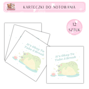 Karteczki do notowania 75x75 mm 12 sztuk, MaDam
