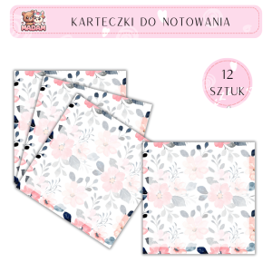 Karteczki do notowania 75x75 mm 12 sztuk, MaDam