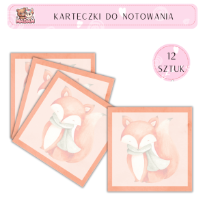 Karteczki do notowania 75x75 mm 12 sztuk, MaDam