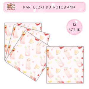 Karteczki do notowania 75x75 mm 12 sztuk, MaDam