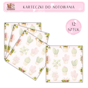 Karteczki do notowania 75x75 mm 12 sztuk, MaDam