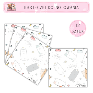 Karteczki do notowania 75x75 mm 12 sztuk, MaDam