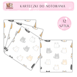 Karteczki do notowania 75x75 mm 12 sztuk, MaDam