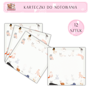 Karteczki do notowania 75x75 mm 12 sztuk, MaDam