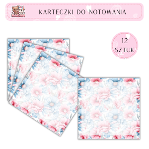 Karteczki do notowania 75x75 mm 12 sztuk, MaDam
