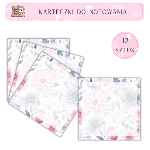 Karteczki do notowania 75x75 mm 12 sztuk, MaDam