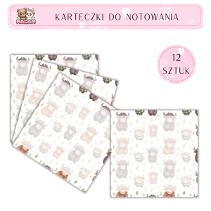 Karteczki do notowania 75x75 mm 12 sztuk, MaDam