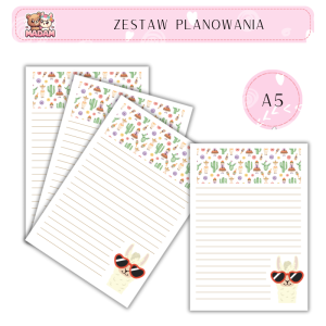 Zestaw Planowania Lama A5, MaDam