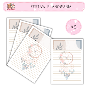 Zestaw Planowania Łapacz Snów A5, MaDam