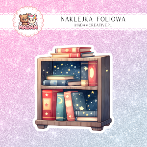 Naklejka foliowa pojedyncza, MaDam Magiczne Książki
