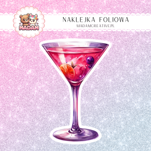 Naklejka foliowa pojedyncza, MaDam Drink Smocza Moc
