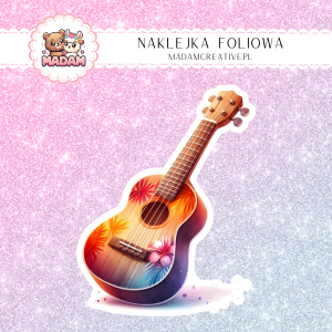 Naklejka foliowa pojedyncza, MaDam Gitara Mariana