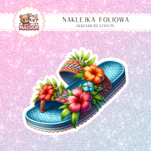 Naklejka foliowa pojedyncza, MaDam Wakacyjny klapek