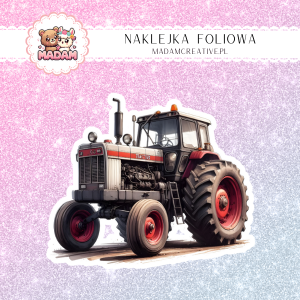 Naklejka foliowa pojedyncza, MaDam Traktor Turbo