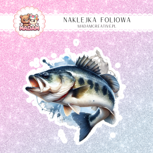 Naklejka foliowa pojedyncza, MaDam Ryba Oceaniczny Błysk