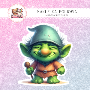 Naklejka foliowa pojedyncza, MaDam Goblin Rysiek