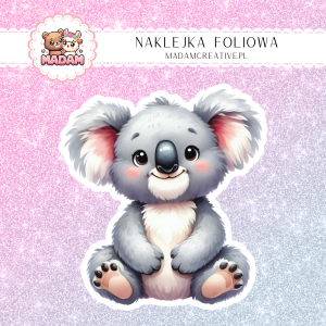 Naklejka foliowa pojedyncza, MaDam Koala Basia