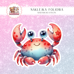 Naklejka foliowa pojedyncza, MaDam Krab Ray