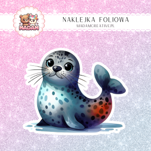 Naklejka foliowa pojedyncza, MaDam Foka Bella