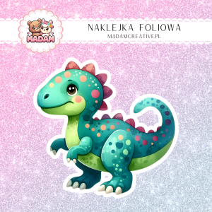 Naklejka foliowa pojedyncza, MaDam Dinozaur Rexik