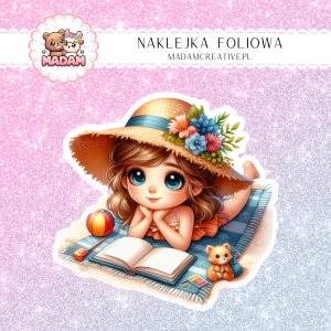 Naklejka foliowa pojedyncza, MaDam Doris Marzycielka