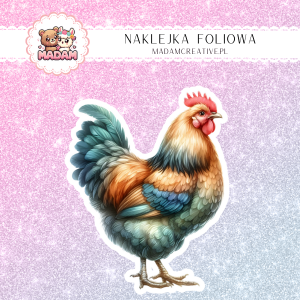 Naklejka foliowa pojedyncza, MaDam Kura Isla