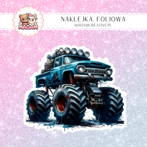 Naklejka foliowa pojedyncza, MaDam Auto Monster Truck 2