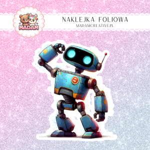 Naklejka foliowa pojedyncza, MaDam Robot Stuk-Tuk