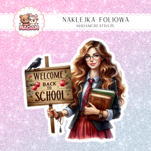 Naklejka foliowa pojedyncza, MaDam Powrót do szkoły