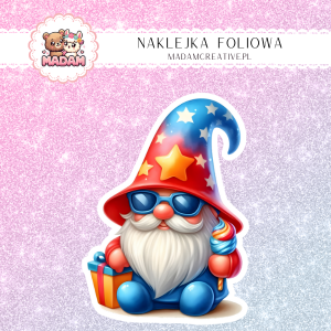 Naklejka foliowa pojedyncza, MaDam Gnom Gnom Owen