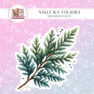 Naklejka foliowa pojedyncza, MaDam Liść 9