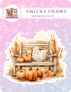 Naklejka foliowa pojedyncza, MaDam Jesień
