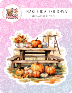 Naklejka foliowa pojedyncza, MaDam Jesień 2